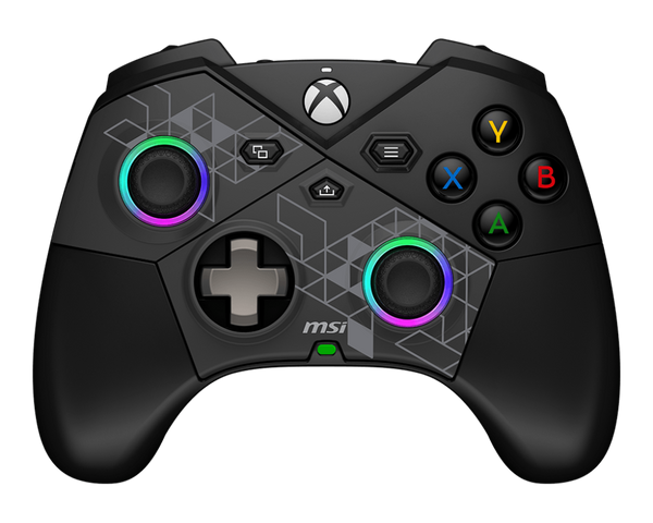 CONTROL GAMING MSI FORCE PRO W • CONEXIÓN POR CABLE USB • COMPATIBLE CON PC Y ANDROID • DISEÑO ERGONÓMICO EN COLOR BLANCO CON VIBRACIÓN DUAL PARA EXPERIENCIA INMERSIVA