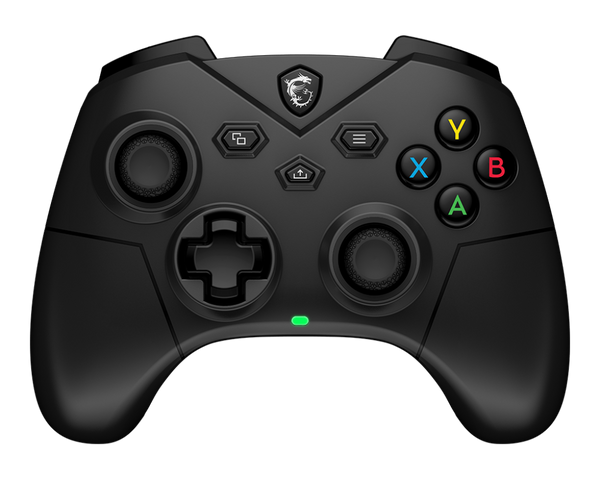 CONTROL GAMING MSI FORCE GC300 WHITE • CONEXIÓN POR CABLE USB • COMPATIBLE CON PC Y ANDROID • DISEÑO ERGONÓMICO EN COLOR BLANCO CON VIBRACIÓN DUAL PARA MAYOR INMERSIÓN