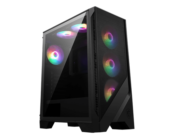 GABINETE MSI MAG FORGE 120A AIRFLOW CON FUENTE 650W 80+ BRONCE, DISEÑO OPTIMIZADO PARA FLUJO DE AIRE