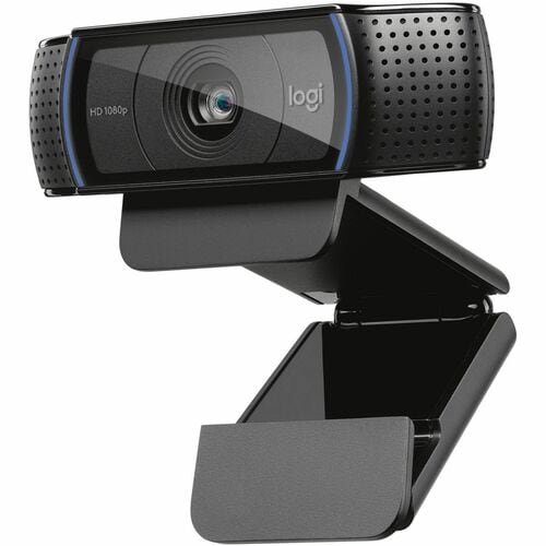 LOGITECH WEBCAM HD PRO C920S CON MICRÓFONO, FULL HD, 1920 X 1080 PIXELES, USB 2.0, NEGRO