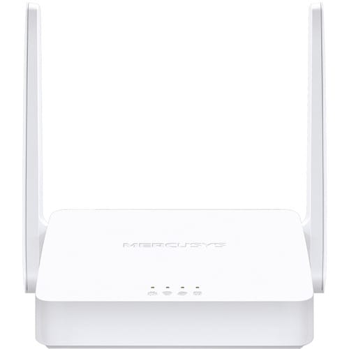 ROUTER MERCUSYS FAST ETHERNET MW302R, INALÁMBRICO, 300 MBIT/S, 3X RJ-45, 2.4GHZ, CON 2 ANTENAS EXTERNAS DE 5DBI