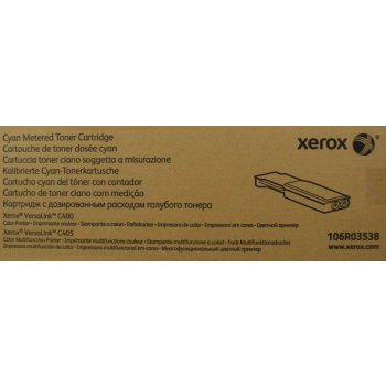 Xerox 106R03538 Tóner Cian (Metered) – para VersaLink C400/C405, hasta 2 500 páginas, calidad original