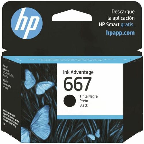 HP CARTUCHO DE TINTA HP 667 INYECCIÓN DE TINTA - NEGRO - ORIGINAL