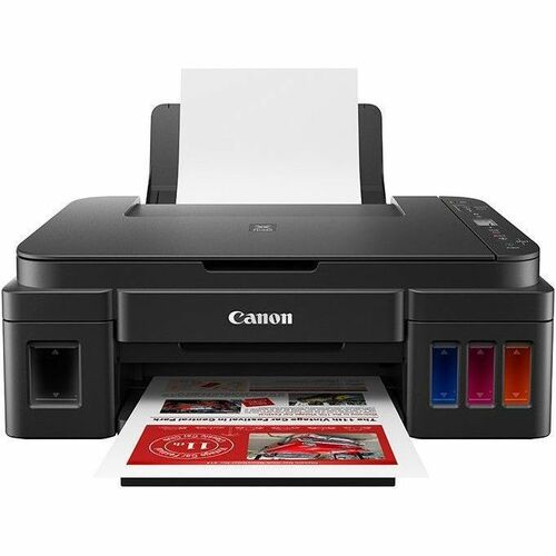 IMPRESORA DE INYECCIÓN DE TINTA MULTIFUNCIÓN CANON PIXMA G3110 INALÁMBRICA COLOR 4800X1200 DPI CON ESCÁNER COPIADORA Y WIFI LAN
