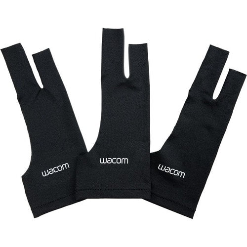 WACOM ACK4472502Z – GUANTE DE DIBUJO PARA TABLETAS GRÁFICAS • REDUCE FRICCIÓN Y MARCAS • DISEÑO ERGONÓMICO