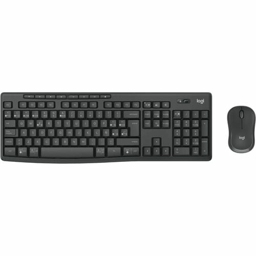 LOGITECH 920-012063 – COMBO TECLADO Y MOUSE INALÁMBRICO CONEXIÓN CONFIABLE DISEÑO ERGONÓMICO Y DURADERO IDEAL PARA OFICINA Y HOGAR