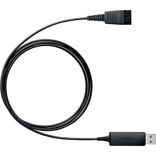 JABRA 230-09 – CABLE USB LINK 230 • CONECTOR QD A USB • COMPATIBLE CON AURICULARES JABRA • COLOR NEGRO