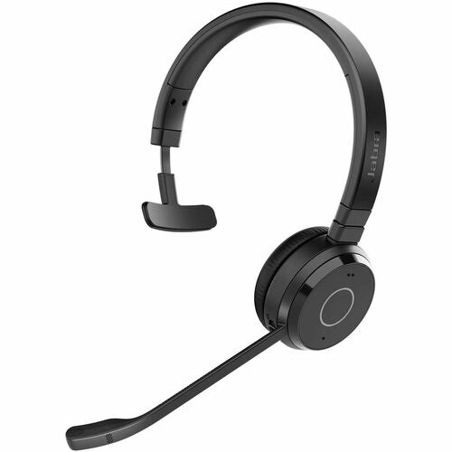 Jabra Evolve 65 TE MS Mono Audífonos con Micrófono, Bluetooth y USB, Alámbrico/Inalámbrico, Negro – Audio Profesional para Oficina y Teletrabajo