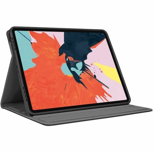 TARGUS VERSAVU CLASSIC THZ981GL – ESTUCHE FOLIO PARA IPAD PRO 12.9"/13" (3ª A 6ª GEN) • NEGRO • RESISTENTE A CAÍDAS, GOLPES Y ANTIDESLIZANTE CON CORREA DE MANO