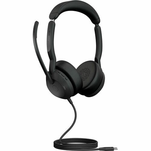 Jabra Evolve2 50 Audífonos Binaurales sobre la oreja con cancelación de ruido, inalámbricos y con cable, micro USB Tipo C y USB Tipo A