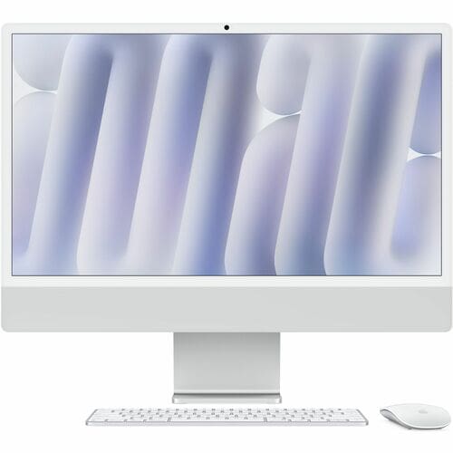 APPLE IMAC 24" M4 MWUC3LZ/A – TODO EN UNO 4.5K RETINA, CHIP APPLE M4 OCTA-CORE, 16GB RAM, 256GB SSD, WI-FI 6E, PLATA