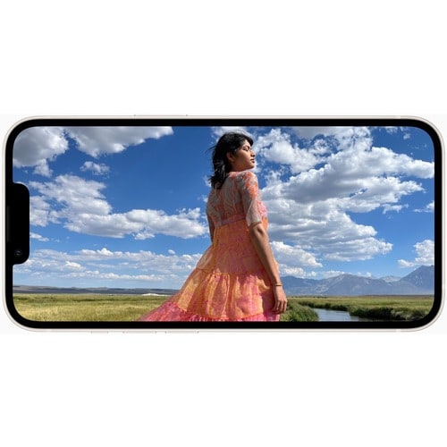 SMARTPHONE APPLE IPHONE 13 A2633 128GB 5G PANTALLA OLED 6.1 2532X1170 4GB RAM IOS 15 DOBLE SIM CAMARA 12MP BATERIA 3240MAH STARLIGHT