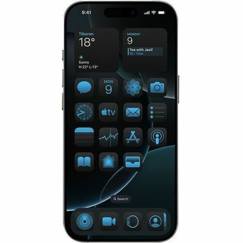 SMARTPHONE APPLE IPHONE 16 PRO A3293 128GB 5G PANTALLA OLED 6 3 2622X1206 8GB RAM TITANIO BLANCO CAMARA TRIPLE 48MP