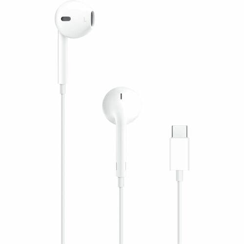 EARPODS APPLE MYQY3AM/A CON CONECTOR USB-C, SONIDO ESTÉREO CLARO, MICRÓFONO INTEGRADO Y CONTROL DE VOLUMEN, COMPATIBLES CON IPHONE Y IPAD USB-C