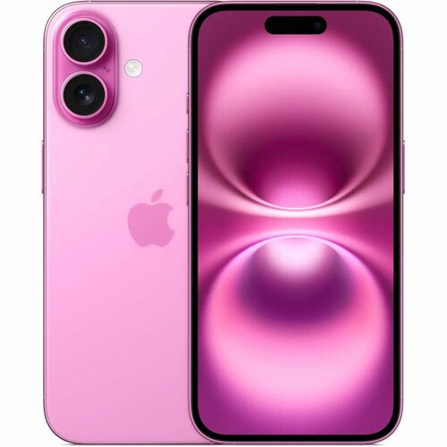 SMARTPHONE APPLE IPHONE 16 A3287 128GB 5G PANTALLA OLED 6.1 PULGADAS 8GB RAM CAMARAS 48MP + 12MP ROSA APPLE A18 3NM