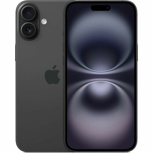 SMARTPHONE APPLE IPHONE 16 A3287 256GB 5G PANTALLA OLED 6 1 HEXA CORE 8GB RAM DOBLE SIM NEGRO CAMARA 48MP 12MP