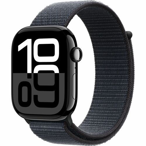 SMART WATCH APPLE WATCH SERIES 10 42MM NEGRO AZABACHE ALUMINIO 64GB SENSORES CARDIACOS OXÍMETRO TERMÓMETRO COMPÁS ALTÍMETRO