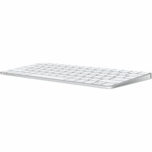 APPLE MAGIC KEYBOARD MXCL3E/A – TECLADO CON CABLE E INALÁMBRICO ESPAÑOL BLANCO USB-C Y BLUETOOTH MULTIMEDIA COMPATIBLE CON MACOS 15.1, IPADOS 14.5, IOS 14.5, VISIONOS MACBOOK, IMAC, IPAD