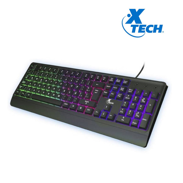 XTECH CHEVALIER | TECLADO ALÁMBRICO GAMING, ILUMINADO, USB, NEGRO (XTK-505S)