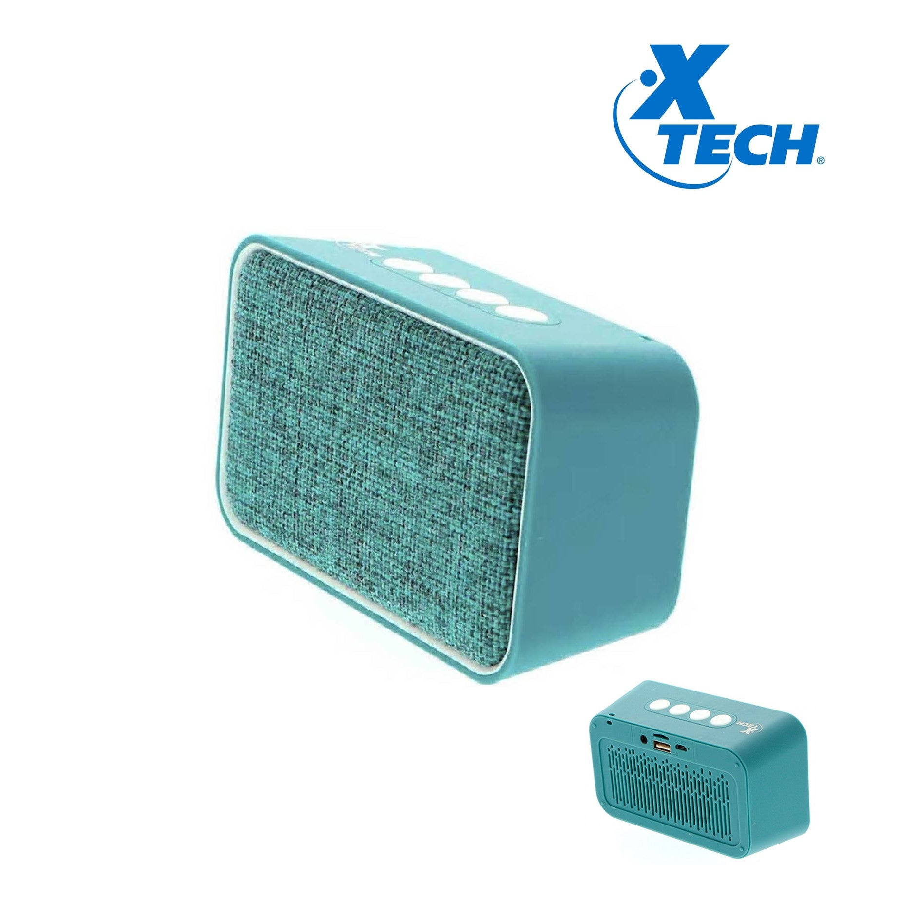 XTECH ANTHRAX | PARLANTE PORTÁTIL, BLUETOOTH, 6W, INALÁMBRICA Y 3,5MM (XTS-615)