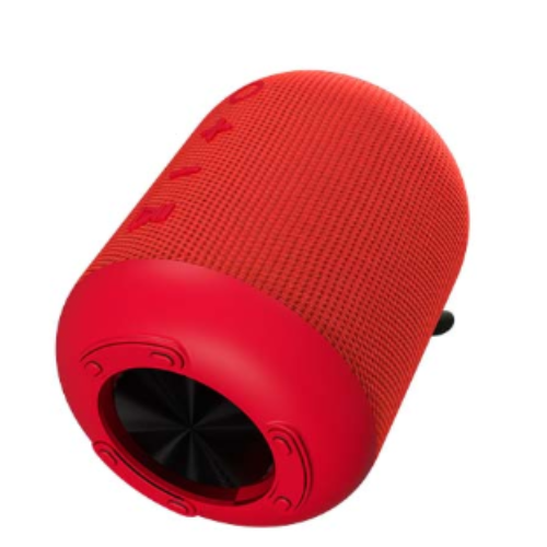KLIP XTREME BOCINA PORTÁTIL TITAN, BLUETOOTH, INALÁMBRICO, 12W RMS, MICRO USB, ROJO - RESISTENTE AL AGUA