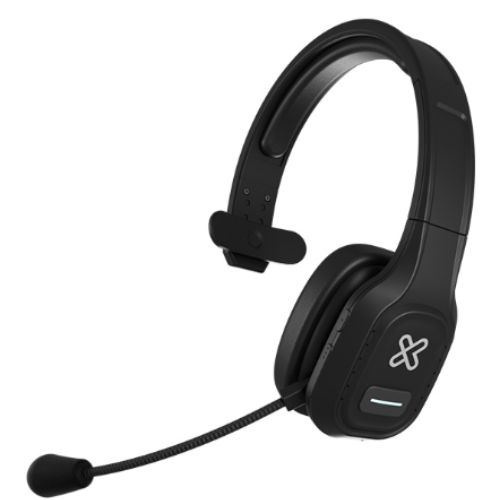 KLIP XTREME AUDÍFONOS CON MICRÓFONO MONOAURAL VOXCOM, ALÁMBRICO, USB C, NEGRO