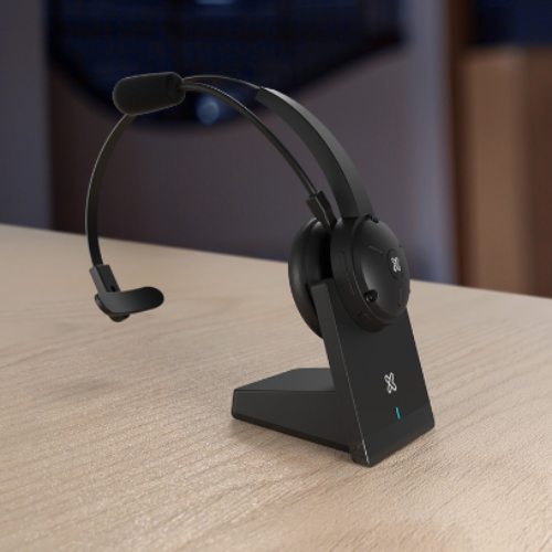 KLIP XTREME AUDÍFONOS CON MICRÓFONO CRYSTALCOM PRO, BLUETOOTH, INALÁMBRICO, NEGRO