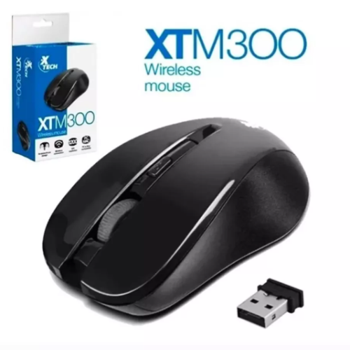 XTECH XTM-300 – MOUSE INALÁMBRICO 2.4 GHZ • SENSOR INFRARROJO • DISEÑO ERGONÓMICO Y PRECISO