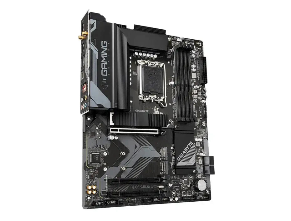 PLACA BASE MSI B760 GAMING X AX • CHIPSET INTEL B760 • COMPATIBLE CON PROCESADORES INTEL CORE SERIE 13/12 • DDR5 HASTA 128GB • PCIE 5.0 • WIFI 6E • LAN 2.5GB • ATX • RGB