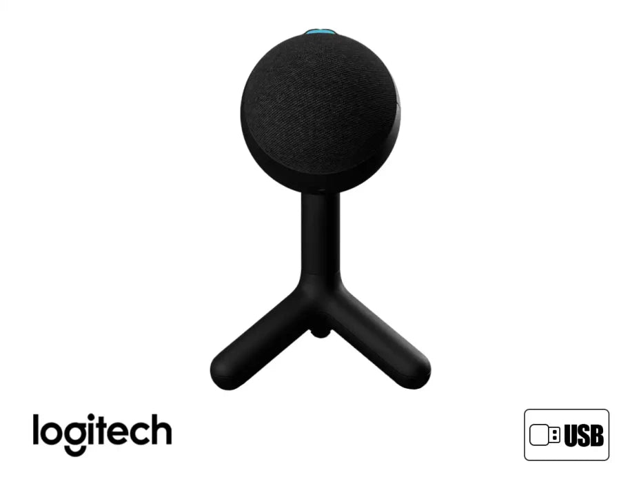 MICRÓFONO LOGITECH G YETI ORB 988-000550 – STREAMING GAMER, CARDIOIDE, CON CABLE, RGB, AUDIO PREMIUM