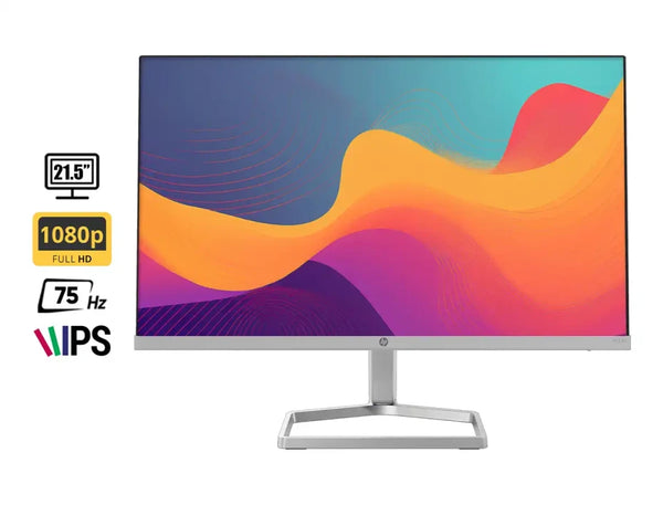 MONITOR HP M22F 21.5″ FHD – PANTALLA IPS, 75 HZ, FREESYNC, ÁNGULOS AMPLIOS, DISEÑO ULTRA-DELGADO, LOW BLUE LIGHT PARA MAYOR CONFORT VISUAL