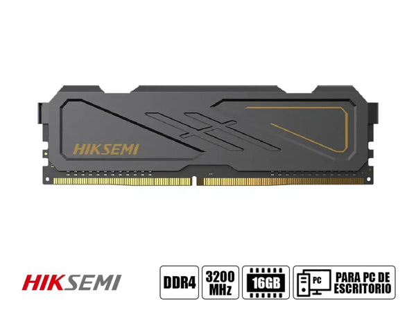 "MEMORIA RAM HSC416U32D2 – 16GB DDR4, ALTA VELOCIDAD, COMPATIBLE CON PCS DE ALTO RENDIMIENTO, IDEAL PARA JUEGOS Y TAREAS PROFESIONALES"