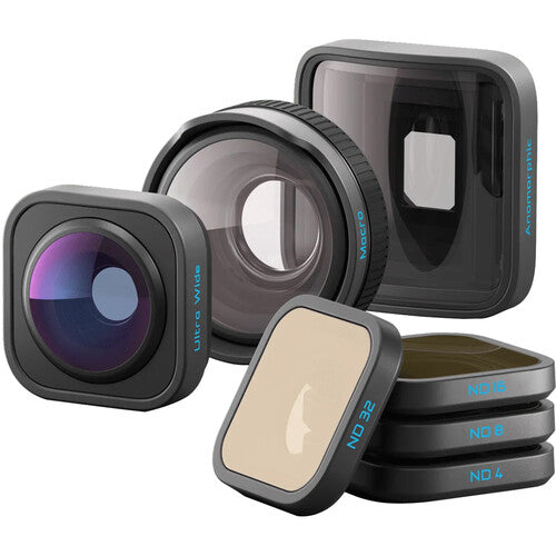 GOPRO HB-SERIES LENS & FILTER KIT (AKTLM-001) – MODS ULTRA WIDE 177°, MACRO 4×, ANAMORPHIC 21:9 + FILTROS ND4/8/16/32 + ESTUCHE PREMIUM