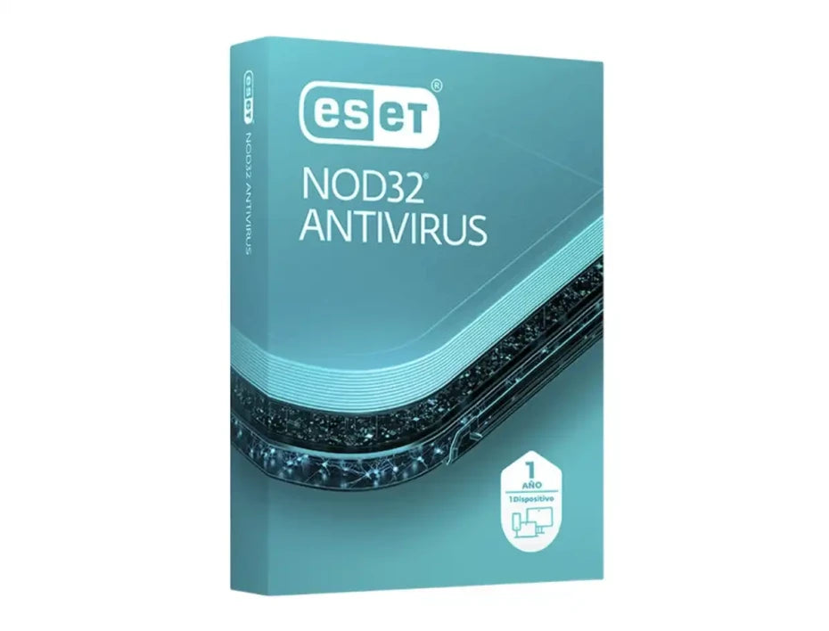 ESET NOD32 Antivirus 2025 - Licencia Digital para 1 PC | Protección Avanzada contra Virus y Malware | Oferta Especial 50% Descuento