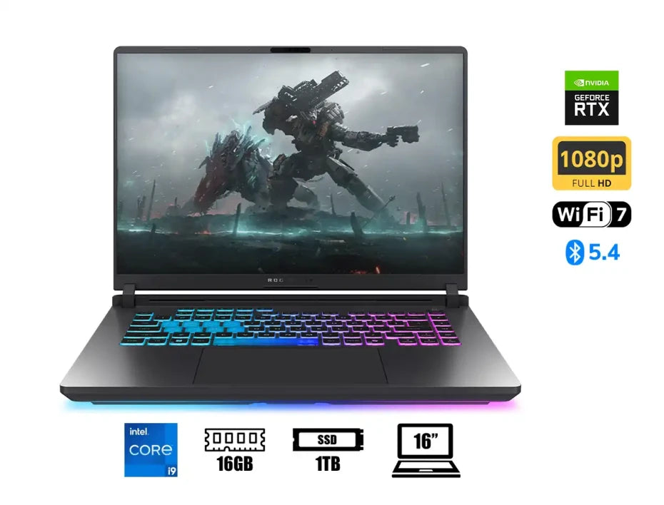NOTEBOOK GAMER ASUS TUF GAMING A16 DE 16″ CON PROCESADOR AMD RYZEN 7 7445HS, GPU NVIDIA RTX 4050, 16 GB DDR5 Y SSD DE 512 GB — RENDIMIENTO ROBUSTO PARA GAMING Y CREACIÓN.