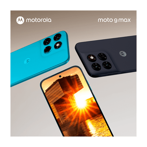 Smartphone Motorola Moto G Max 5G 8GB + 256GB Gris Grafito - Pantalla 6.8" 1.5K AMOLED 120Hz - Cámara 200MP vista principal
