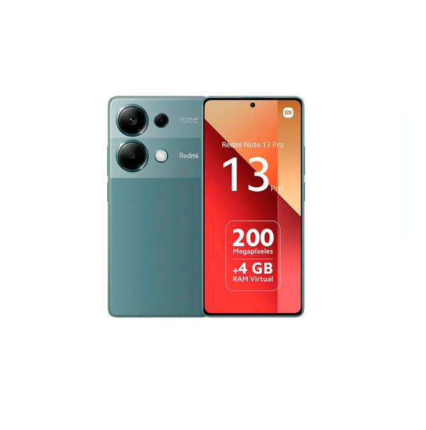 TELÉFONO XIAOMI REDMI NOTE 13 PRO 53435 – PANTALLA AMOLED 6.67", CÁMARA 200MP, BATERÍA 5000MAH, 8GB RAM, 256GB