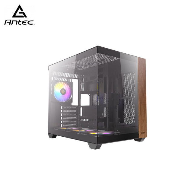 CAJA DE PC ANTEC CX800 WOO BK MT CON 4 VENTANAS DE ACRÍLICO Y 2 PUERTOS USB 0-761345-10137-0 PARA UNA EXCELENTE VENTILACIÓN Y DISEÑO MODERNO