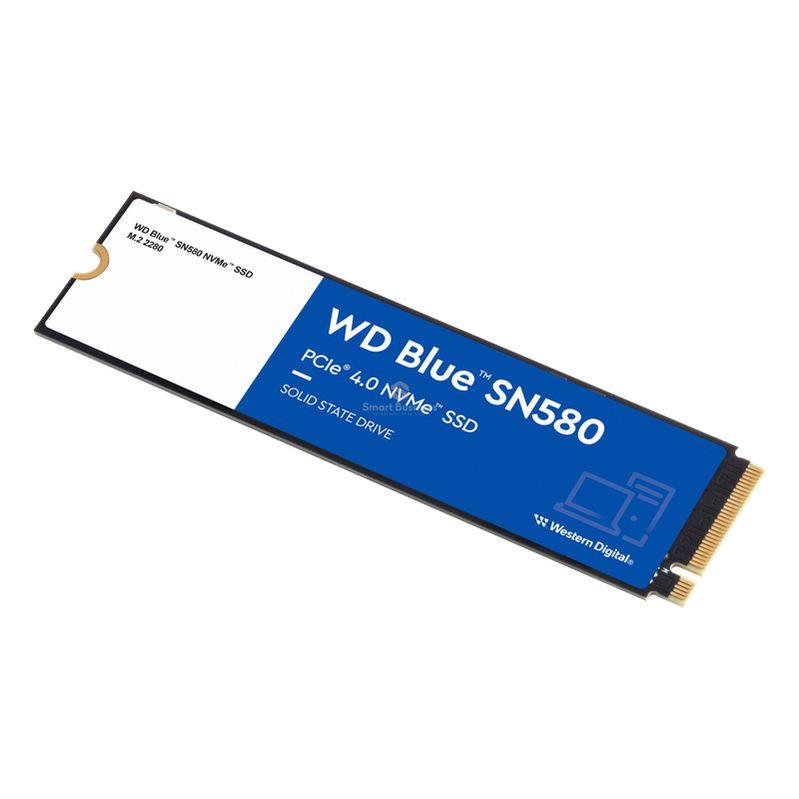 WDS250G3B0E, UNIDAD DE ESTADO SOLIDO WESTERN DIGITAL BLUE SN580 NVME 250GB M.2 2280 PCIE GEN4 NVME 1.4B, WESTERN DIGITAL, SMART BUSINESS