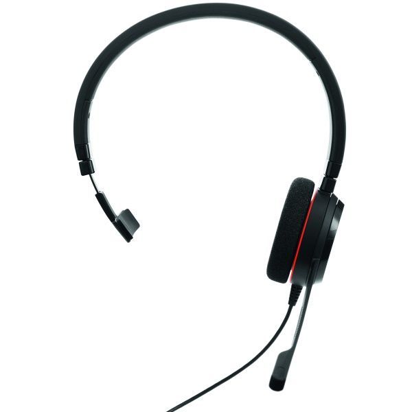 JABRA MONOAURAL EVOLVE 20 MS MONO, INALÁMBRICO, USB-C, NEGRO