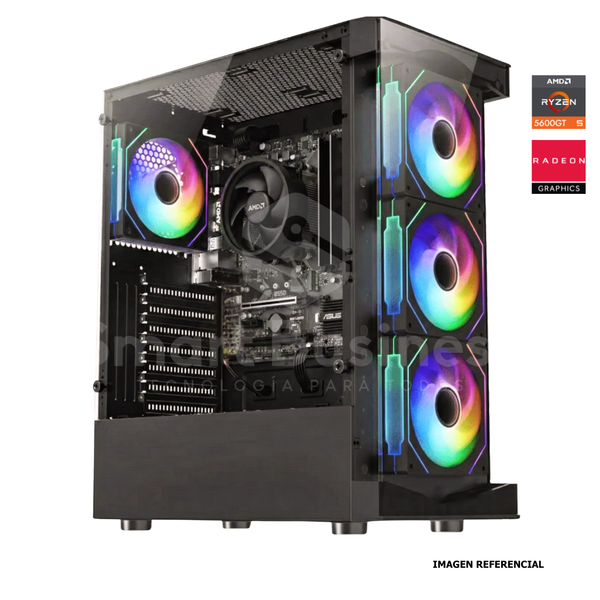 CPU Ryzen 5 5600GT 3.6GHz hasta 4.6GHz 16MB · B550M PRO-VDH · 32GB (2×16GB) DDR4 3200 · 990 EVO PLUS 1TB M.2