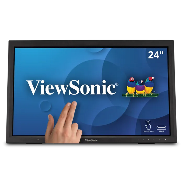 Monitor Táctil ViewSonnic TD2423d, 24" FHD, MVA, 1920x1080, HDMI, VGA y DP