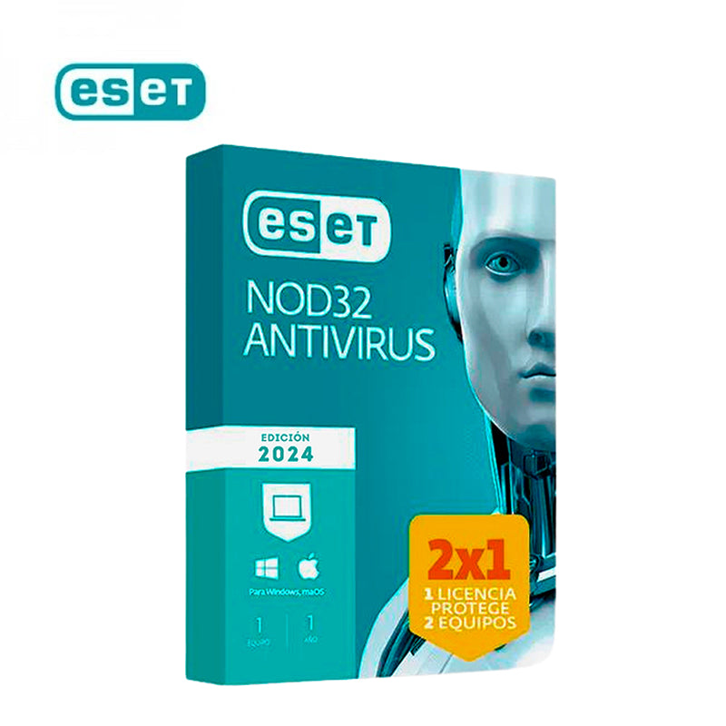 ESET ANTIVIRUS NOD32 - PROTECCIÓN COMPLETA PARA 3 PC, SEGURIDAD AVANZADA CONTRA VIRUS Y AMENAZAS ONLINE, SOPORTE 24/7, DESCARGA INSTANTÁNEA