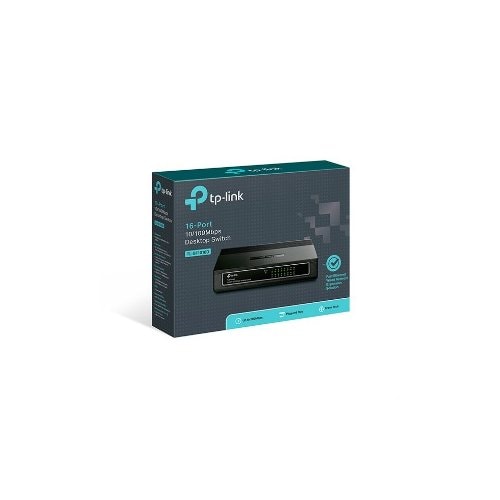 TP-LINK TL-SF1016D 16-PORT 10/100MBPS DESKTOP SWITCH - CONMUTADOR - 16 X 10/100