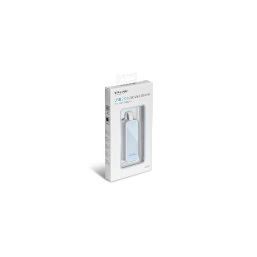 TP-LINK UE200 – ADAPTADOR DE RED USB 2.0 CONEXIÓN RÁPIDA Y ESTABLE COMPATIBLE CON PC Y LAPTOPS DISEÑO COMPACTO Y FÁCIL DE USAR