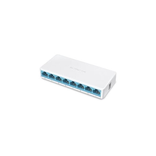 SWITCH MERCUSYS FAST ETHERNET MS108, 8 PUERTOS 10/100MBPS, 1.6 GBIT/S - ADMINISTRABLE