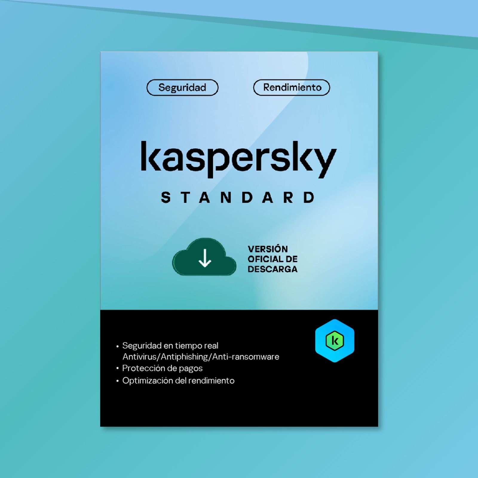 LICENCIA ANTIVIRUS KASPERSKY STANDARD KL1041DDKDS – PROTECCIÓN DIGITAL PARA 10 DISPOSITIVOS, 2 AÑOS, SEGURIDAD AVANZADA CONTRA VIRUS, MALWARE Y RANSOMWARE
