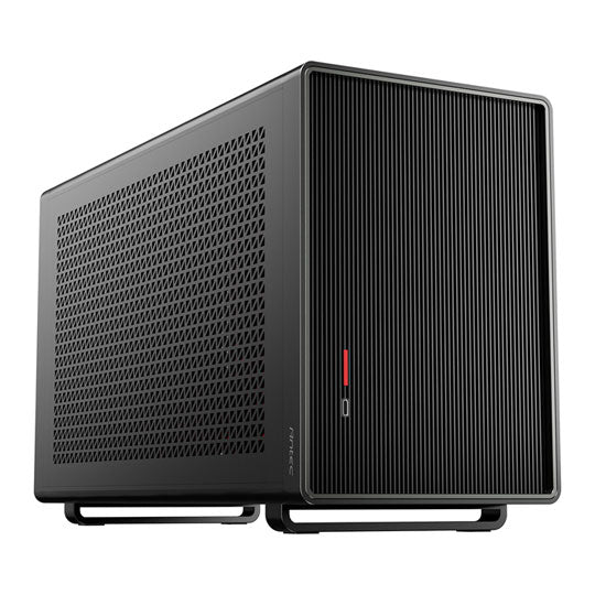 TORRE PC ANTEC PERFORMANCE 1 M MINI TOWER NEGRA, COMPATIBLE ITX, DISEÑO EN ALUMINIO Y ACERO, SOPORTE FUENTES SFX/SFX-L, IDEAL PARA SETUPS GAMING Y WORKSTATION