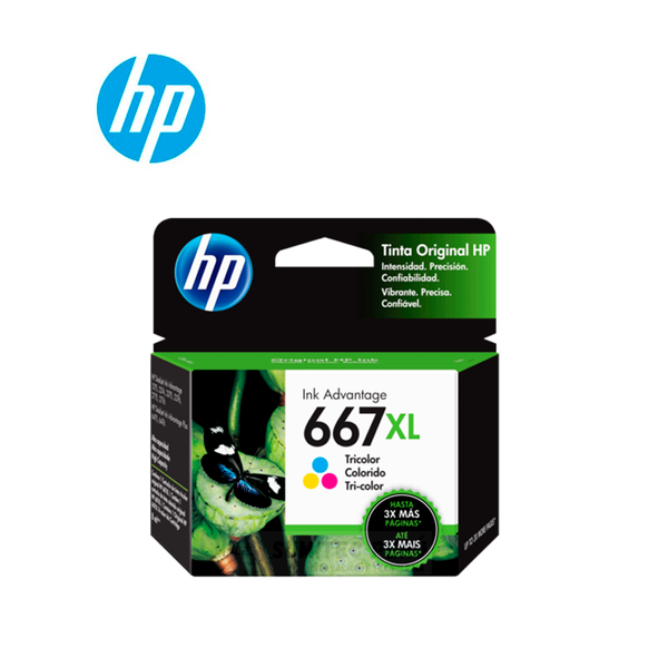 HP 667XL 3YM80AL – CARTUCHO DE TINTA NEGRA ALTA CAPACIDAD COMPATIBLE CON IMPRESORAS HP PIXMA IMPRESIÓN CONFIABLE Y DURADERA