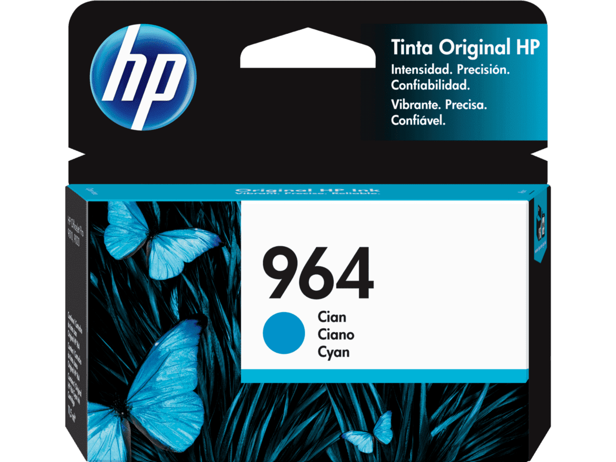 Cartucho de Tinta HP 964 Cian 3JA50AL vista principal